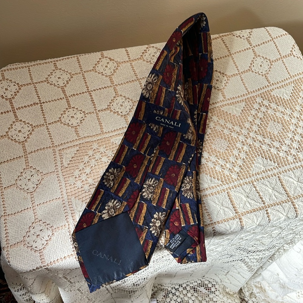 Canali‎ 100% silk tie